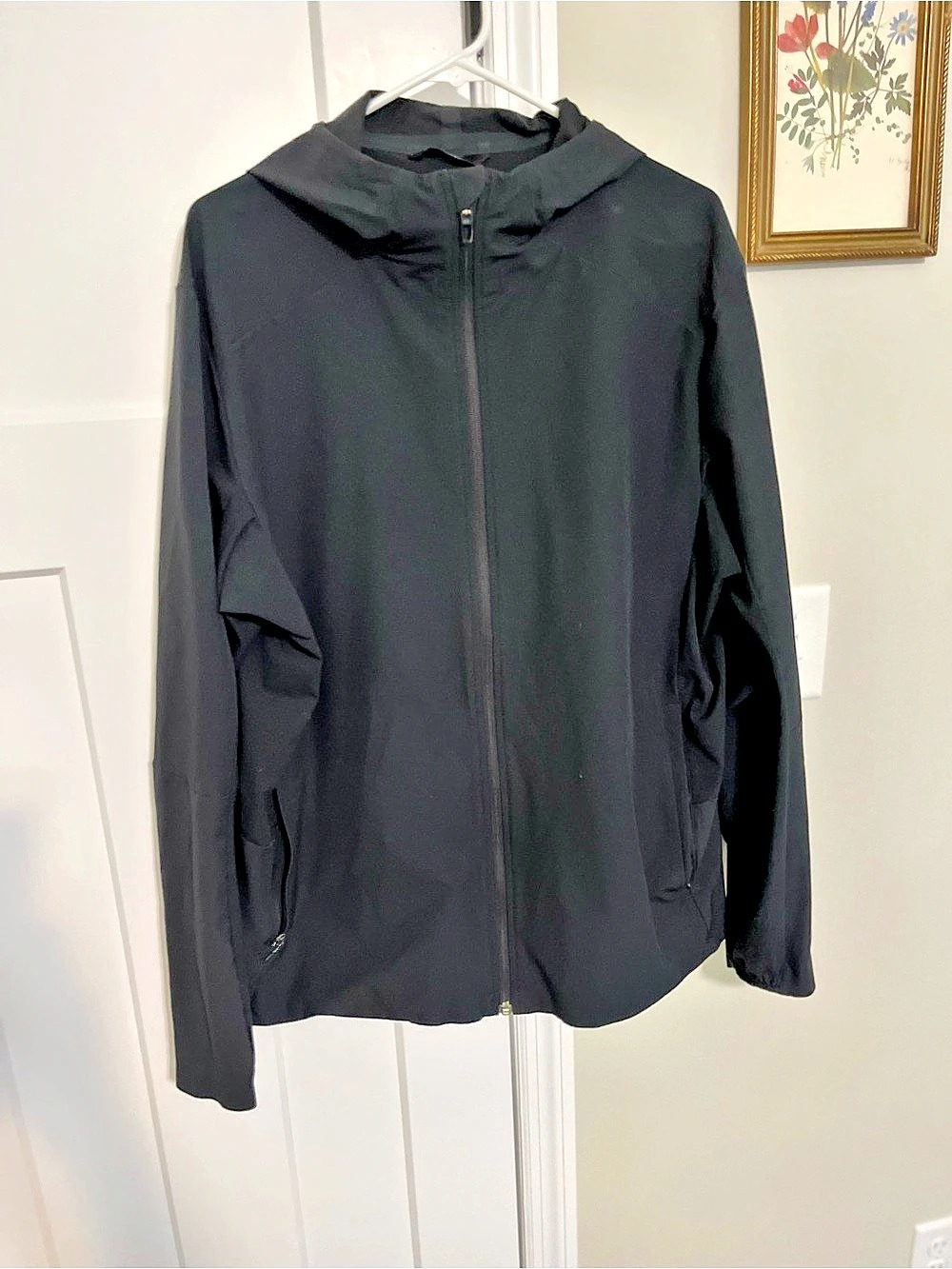 lululemon warp light Jacket Black Hooded Size XL